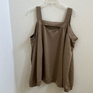 NO BRAND OFF SHOULD LONG SLEEVES TOP 2XL